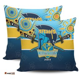 Gold Coast Titans Talent Win Games But Teamwork And Intelligence Win Championships With Aboriginal Style Pillow