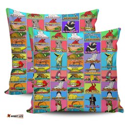 Australia Australia's Iconic Big Things Postage Stamps Style Pillow