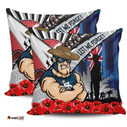 Carlton Anzac Day Honor United In Spirit Pillow