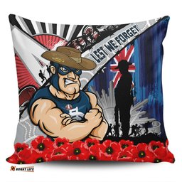 Carlton Anzac Day Honor United In Spirit Pillow