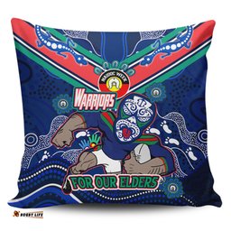 New Zealand Warriors Naidoc Week Custom For Our Elders Home Jersey Pillow