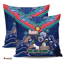 New Zealand Warriors Naidoc Week Custom For Our Elders Home Jersey Pillow