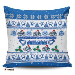 Canterbury Bankstown Bulldogs Christmas Canterbury Bankstown Bulldogs Special Ugly Christmas Pillow