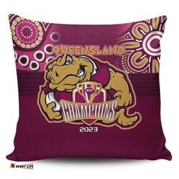 Cane Toads Talent Win Games But Teamwork And Intelligence Win Championships With Aboriginal Style Pillow