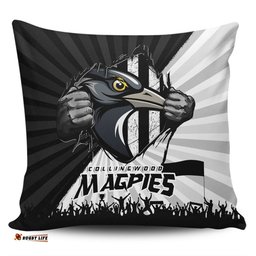 Collingwood Breaking Through Fan Design Pillow