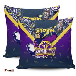 Melbourne Storm Talent Win Games But Teamwork And Intelligence Win Championships With Aboriginal Style Pillow