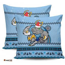 New South Wales Australia Ugly Xmas With Aboriginal Patterns For Die Hard Fans Pillow