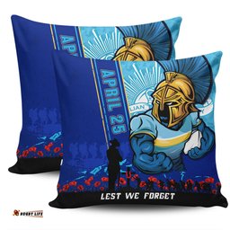Gold Coast Titans Anzac Day Lest We Forget Strong Fighting Spirit Pillow