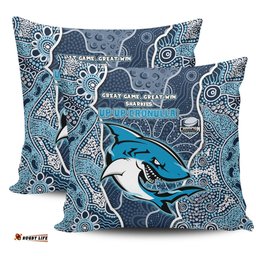Cronulla Sutherland Sharks Grand Final Custom Custom Sharks Painting Pillow
