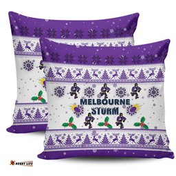 Melbourne Storm Christmas Melbourne Storm Special Ugly Christmas Pillow