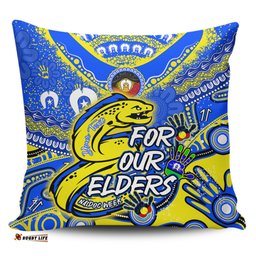 Parramatta Eels Naidoc Week Custom For Our Elders Run to Paradise Pillow