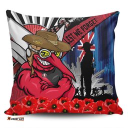 Essendon Anzac Day Honor United In Spirit Pillow