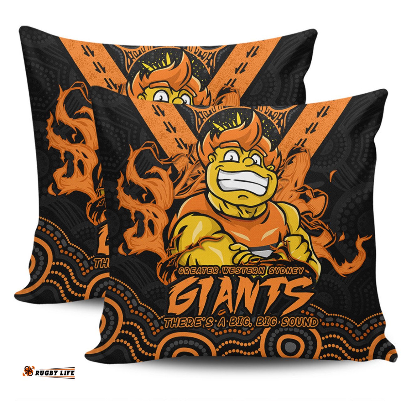GWS GIANTS Ripped Legacy Of The Game Pillow