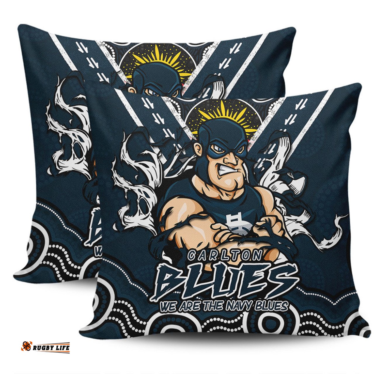 Carlton Ripped Legacy Of The Game Pillow