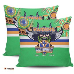Canberra Raiders Talent Win Games But Teamwork And Intelligence Win Championships With Aboriginal Style Pillow