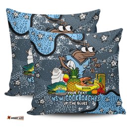 New South Wales Cockroaches Custom Australian Big Things Pillow