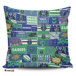 Canberra Raiders Team Of Us Die Hard Fan Supporters Comic Style Pillow