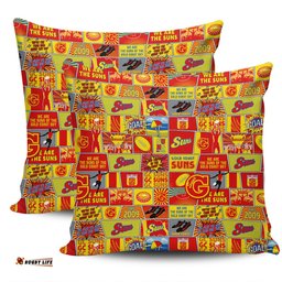 Gold Coast SUNS Legacy Of The Pride Comic Style Pillow
