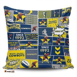 Parramatta Eels Team Of Us Die Hard Fan Supporters Comic Style Pillow