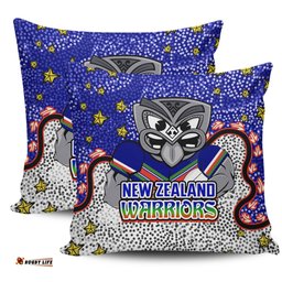 New Zealand Warriors Custom Team With Dot And Star Patterns For Tough Fan Pillow
