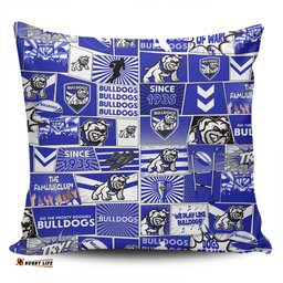 Canterbury Bankstown Bulldogs Team Of Us Die Hard Fan Supporters Comic Style Pillow