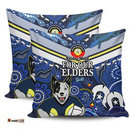 North Queensland Cowboys Naidoc Custom For Our Elders Home Jersey Pillow