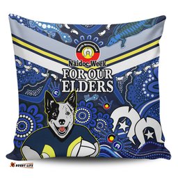 North Queensland Cowboys Naidoc Custom For Our Elders Home Jersey Pillow