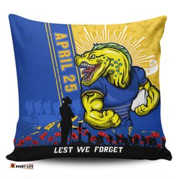 Parramatta Eels Anzac Day Lest We Forget Strong Fighting Spirit Pillow