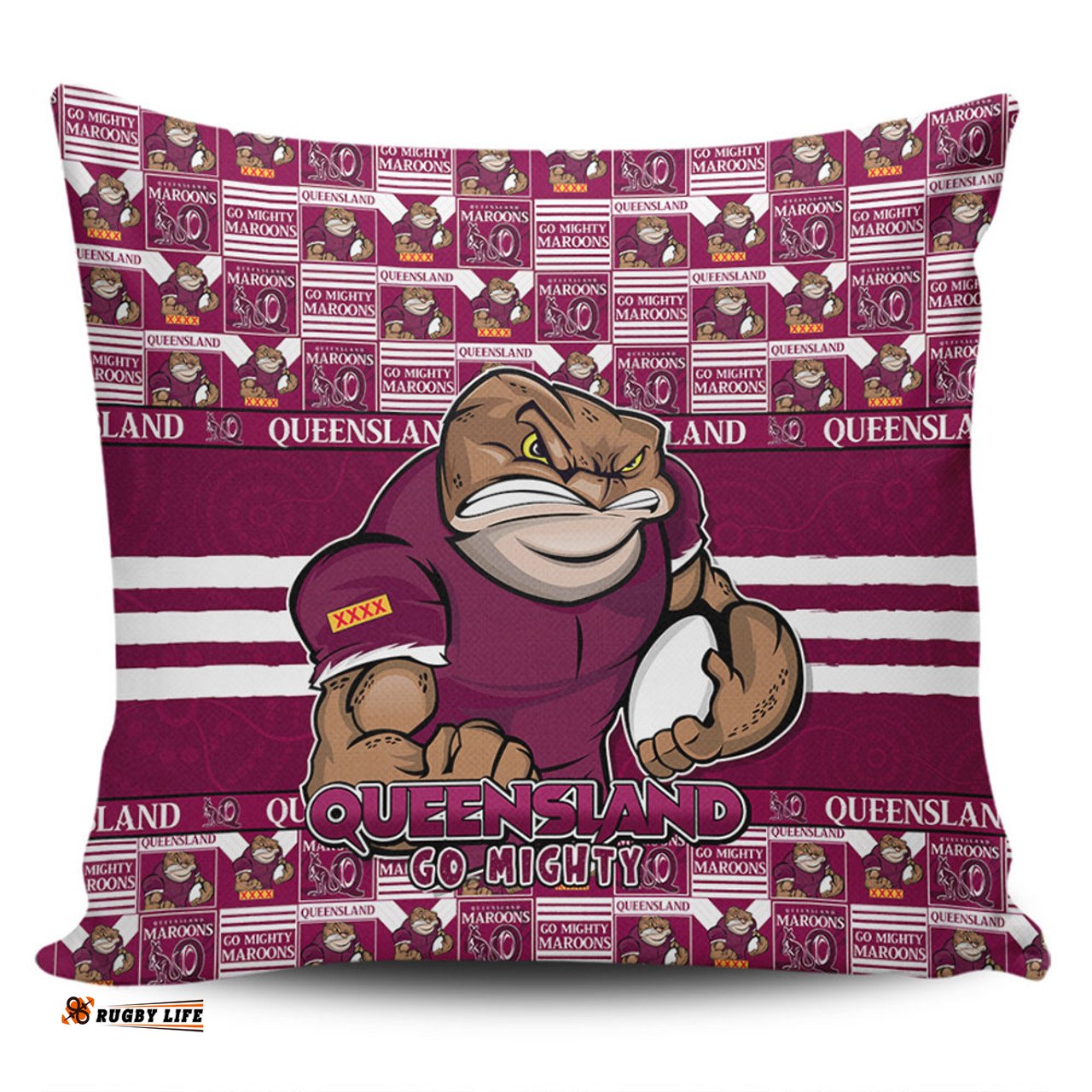 Queensland Maroons Champion���s Pride Comic Style Pillow