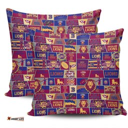 Brisbane Lions Legacy Of The Pride Comic Style Pillow