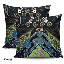Australia Turtle���s Journey Through Dreamtime Pillow
