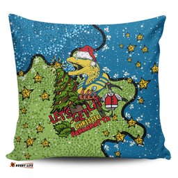 Parramatta Eels Christmas Custom Let's Get Lit Chrisse Pressie Pillow