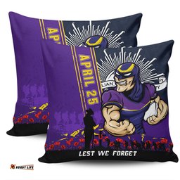Melbourne Storm Anzac Day Lest We Forget Strong Fighting Spirit Pillow