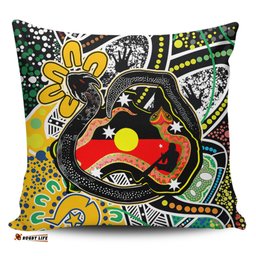 Australia Rainbow Serpent Aboriginal Dreamtime Rainbow Serpent Creates Australia Pillow
