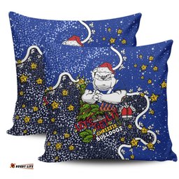 Cronulla Sutherland Sharks Christmas Custom Let's Get Lit Chrisse Pressie Pillow