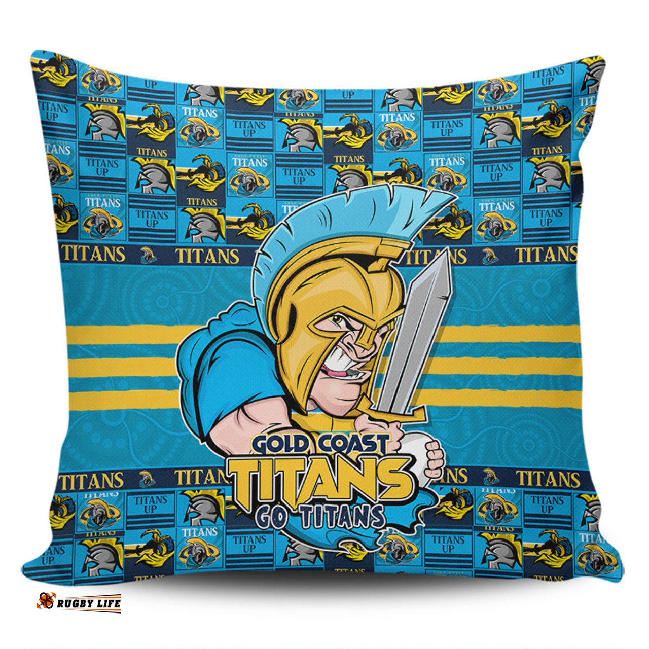 Gold Coast Titans Champion���s Pride Comic Style Pillow