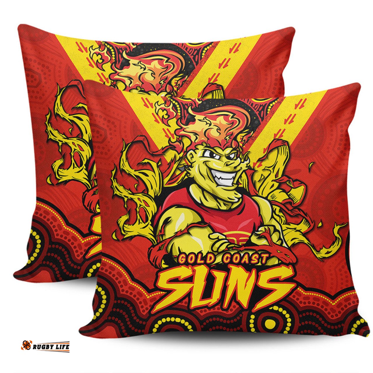 Gold Coast SUNS Ripped Legacy Of The Game Pillow