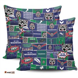 New Zealand Warriors Team Of Us Die Hard Fan Supporters Comic Style Pillow