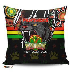 Penrith Panthers Talent Win Games But Teamwork And Intelligence Win Championships With Aboriginal Style Pillow