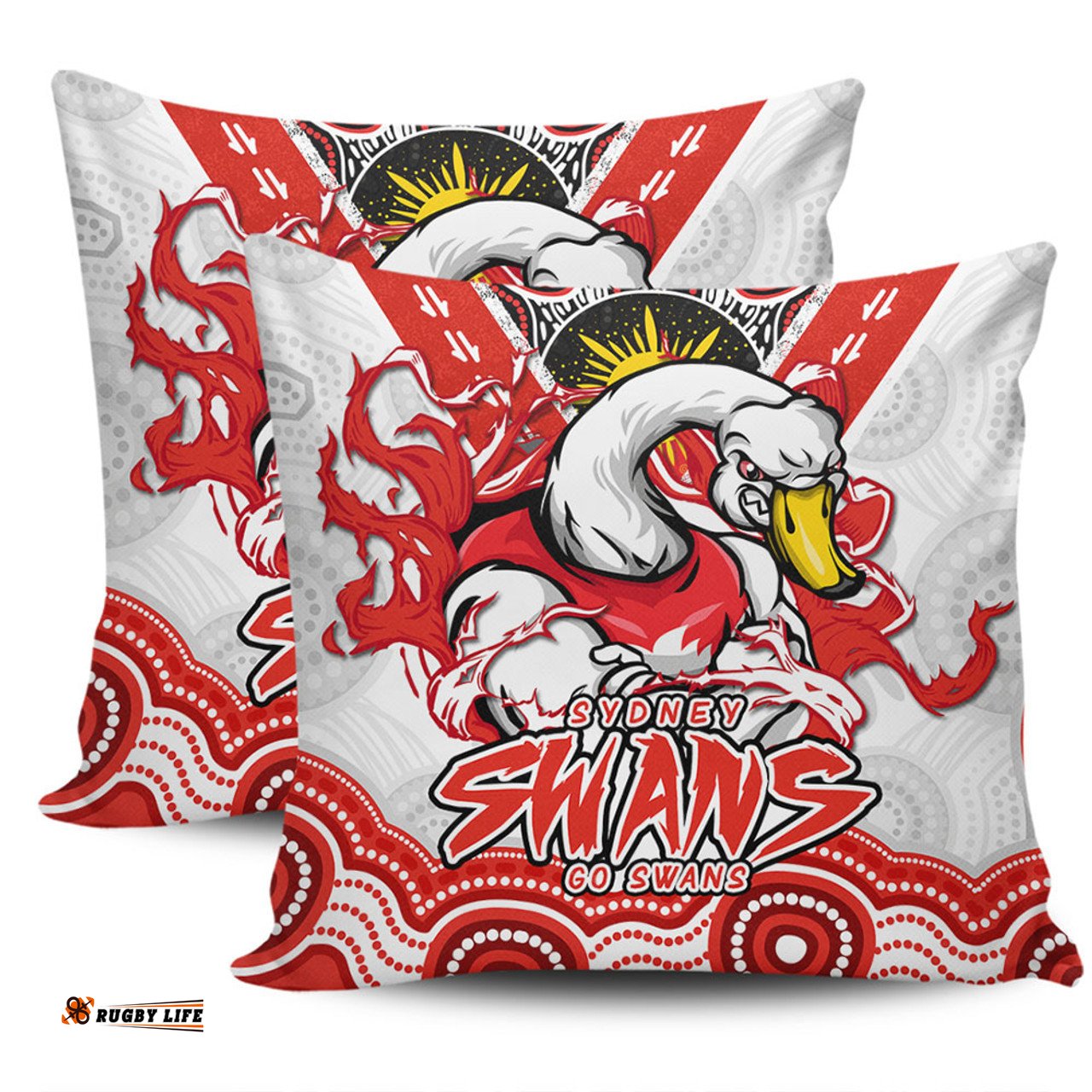 Sydney Swans Ripped Legacy Of The Game Pillow