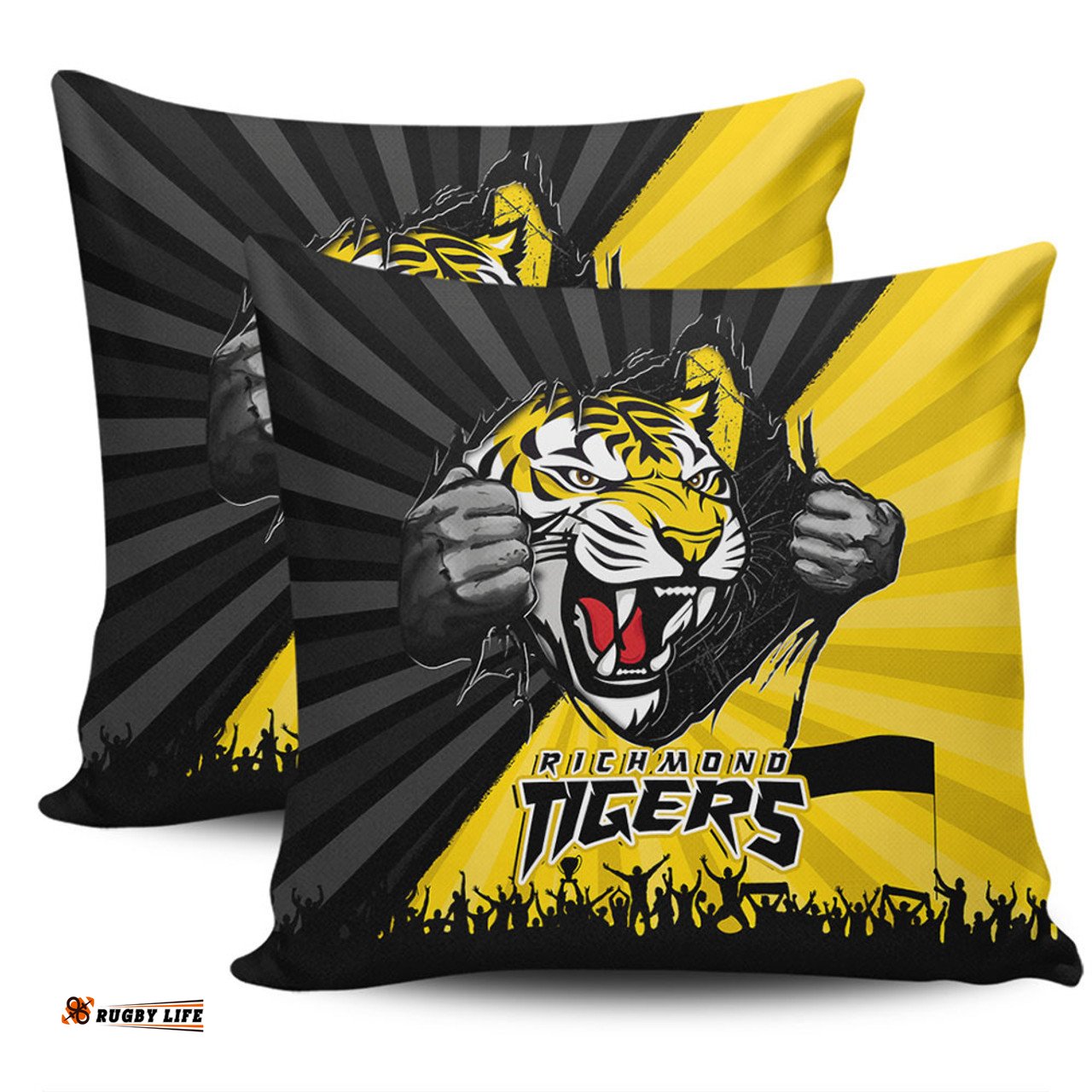 Richmond Breaking Through Fan Design Pillow