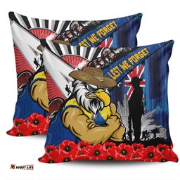 West Coast Eagles Anzac Day Honor United In Spirit Pillow