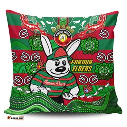 South Sydney Rabbitohs Custom For Our Elders Home Jersey Pillow