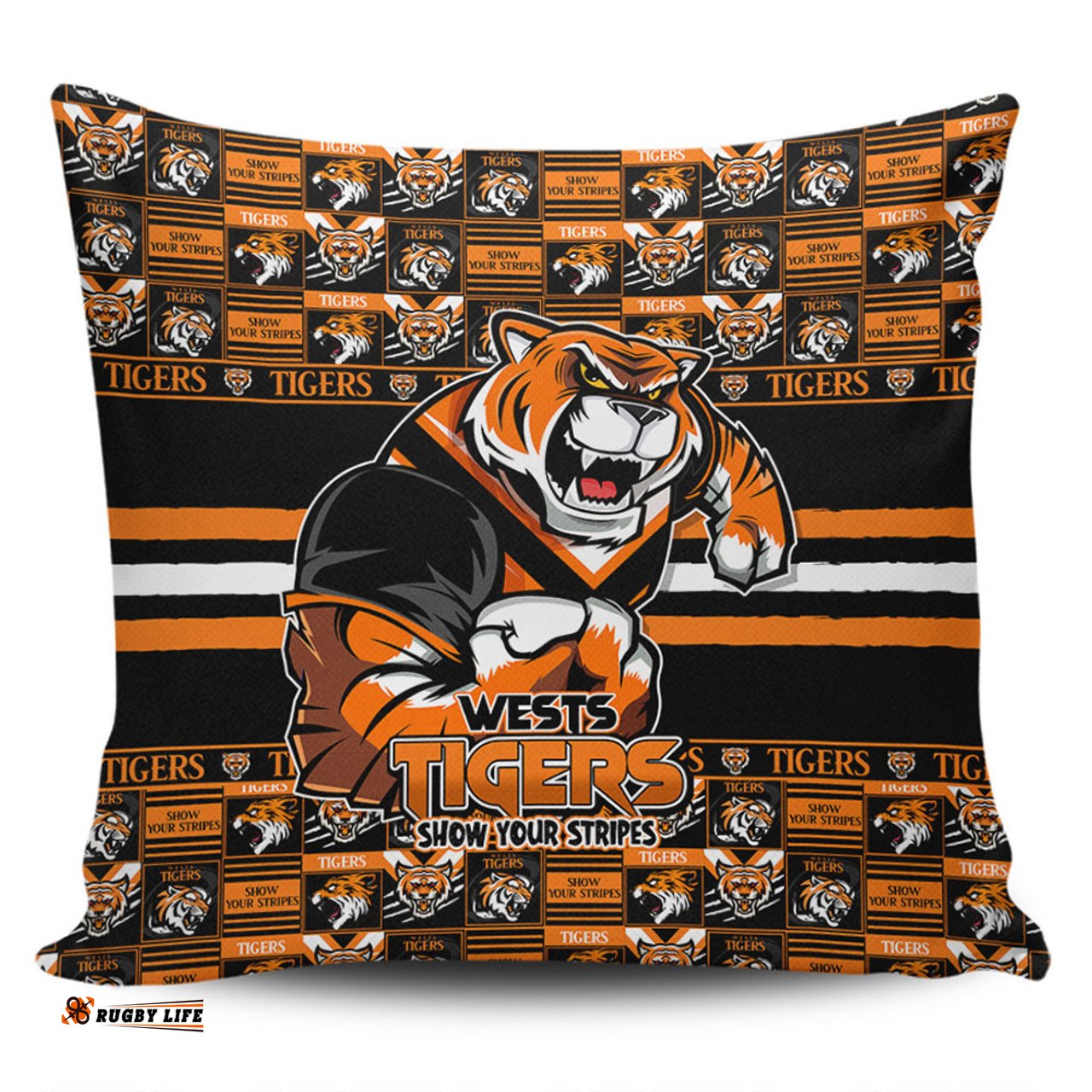 Wests Tigers Champion���s Pride Comic Style Pillow