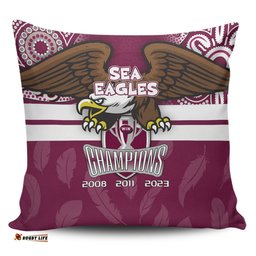 Manly Warringah Sea Eagles Talent Win Games But Teamwork And Intelligence Win Championships With Aboriginal Style Pillow