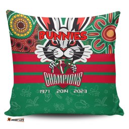 South Sydney Rabbitohs Talent Win Games But Teamwork And Intelligence Win Championships With Aboriginal Style Pillow