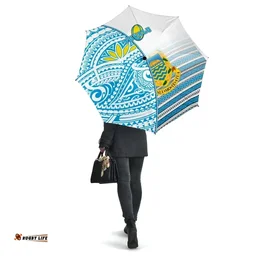 Rugbylife Umbrella - Tuvalu Rugby All Over Print Umbrellas Special K13