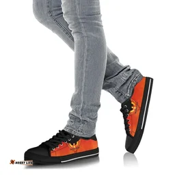 Orange Army Low Top Shoe Cricket Sporty Style A31