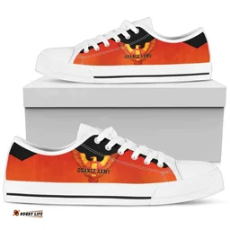Orange Army Low Top Shoe Cricket Sporty Style A31