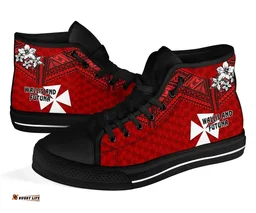 Wallis and Futuna Rugby High Top Shoe Sporty Vibes A31